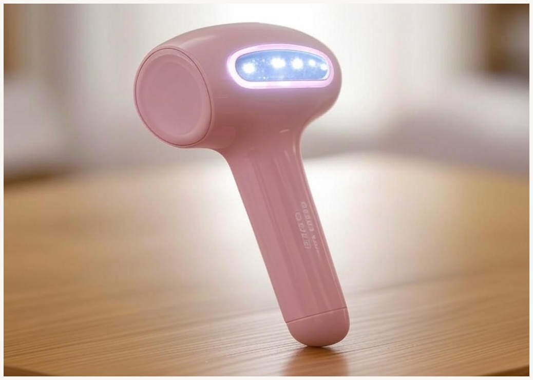 글램온 냉온 갈바닉 핫앤쿨 LED 피부마사지기, 핑크, GMN-001